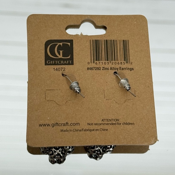 Antiquity Collection Ornate Cross Dangle Earrings - Picture 3 of 3